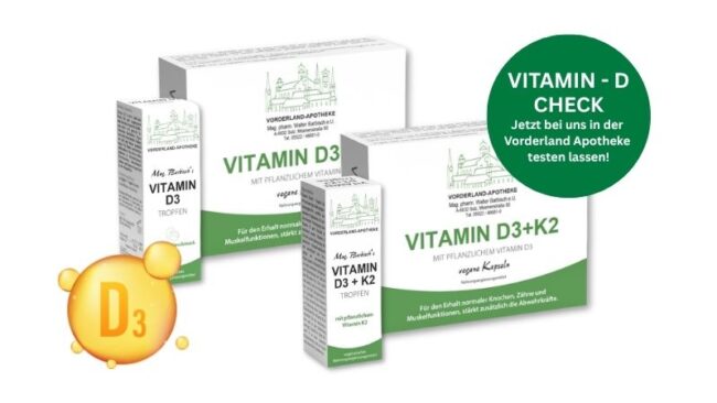 Vitamin D-Check testen sie ihren vitamin d status in unserer vorderland apotheke